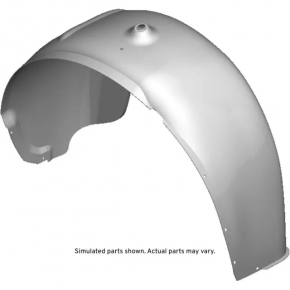 Rear left fender liner for Chevrolet Camaro 14-15