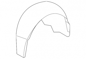 Rear left fender liner for Chevrolet Camaro 14-15