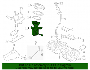 Fuel pump for Volvo XC60 22-26 B5, B6
