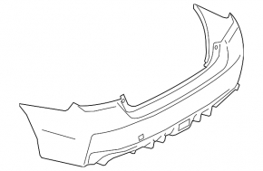 Subaru WRX 15-21 rear bumper
