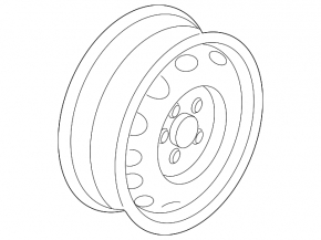 Spare tire spare wheel R16 VW Beetle 12-19