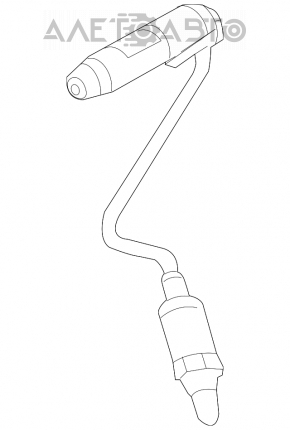 Lambda probe left second BMW X5 E70 07-13 325mm