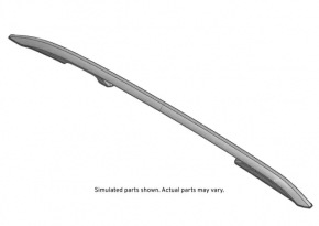 GMC Terrain 18 longitudinal rails - chrome