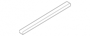 Rear right door sill trim for Porsche Cayenne 19-26