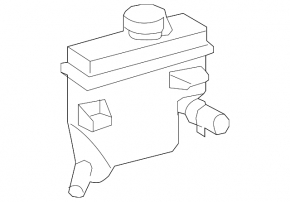 Toyota Camry v40 hybrid inverter coolant reservoir with lid