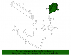 Toyota Camry v40 hybrid inverter coolant reservoir with lid