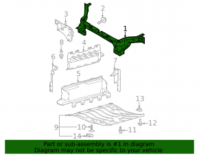 TV top bar Ford Mustang Mach-E 21-23 with eyelashes
