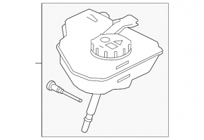 Jaguar F-Pace X761 17-20 Master cylinder reservoir with lid