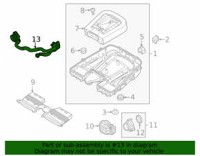Air duct connector Audi Q7 20-26 3.0T MHEV to the turbine