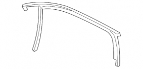 Seal glass door front left VW Jetta 19-24
