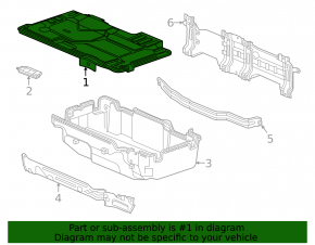 Battery housing VVB Honda CRV 20-22 hybrid upper part