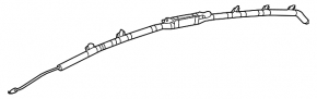 Right side curtain airbag for Chevrolet Volt 11-15