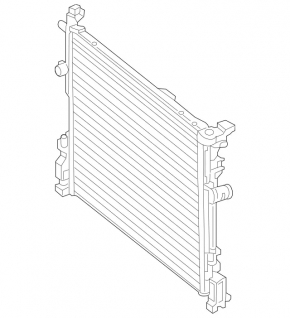Radiator cooling water Mercedes CLA 250 14-19 TYC