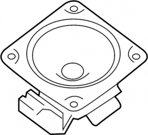 Left rear pillar speaker Infiniti JX35 QX60 13-20 BOSE