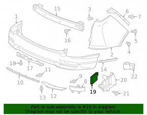 Blind Spot Sensor BSM Right Honda CRV 20-22