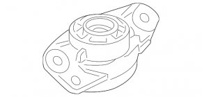 Shock absorber support rear left VW Passat b7 12-15 USA