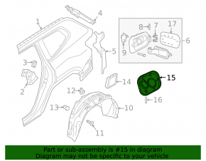 Fuel filler cap dust boot VW Atlas 18-24