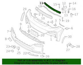 Front Bumper Reinforcement BMW i3 14-20