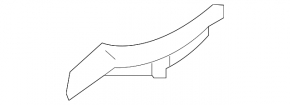 Right windshield wiper seal for Toyota Camry V55 15-17 (USA)