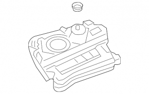 VW Passat b7 12-14 USA Additional Diesel Fuel Tank