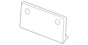 Front bumper plate for VW Passat b8 16-19 USA