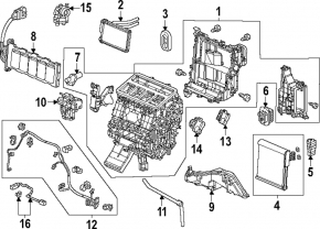 Heater assembly Honda Accord 23-
