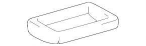 Right tailgate number plate light Lexus GX470 03-09