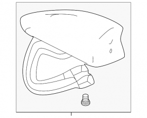 Antenna fin Chevrolet Equinox 18- with navigation
