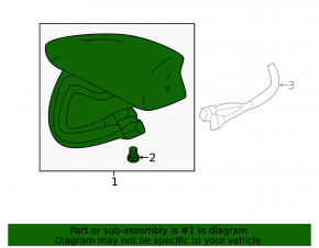 Antenna fin Chevrolet Equinox 18- with navigation