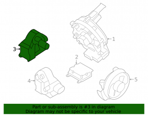 Airbag Sensor Front Left Kia Forte 19-24 OEM