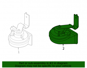 Signal low Hyundai Elantra 21- with bracket