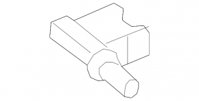 Rear right muffler bracket Mercedes GLC 16-22