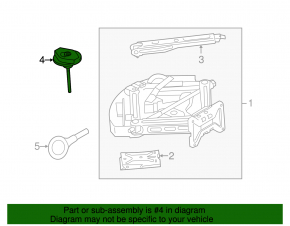 Spare Wheel Mount Ford Explorer 11-15