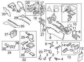 USB/AUX unit Mazda CX-9 16-