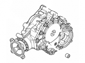 Front transfer case gearbox Ford Explorer 16-19 3.5