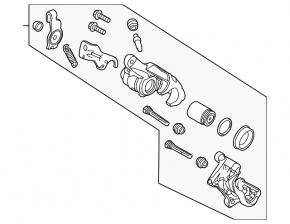 Rear left support Mazda 6 13-15