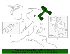 Crankcase Gas Pressure Sensor Ford Escape MK4 20-22 1.5T