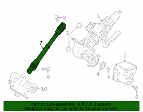 Steering joint for Mazda CX-5 13-16