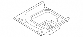 Land Rover Range Rover Velar 18-20 trunk trough
