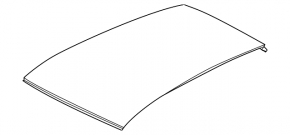 Metal roof VW Jetta 19 - without sunroof, sawed off, butts