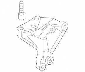 Engine bracket right Hyundai Tucson 16-18 1.6T