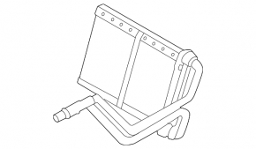 Heater radiator for Nissan Murano 25-26