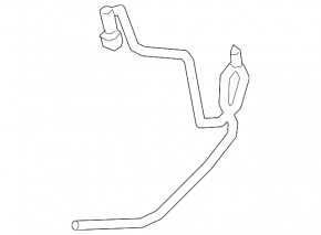 Left headlight washer nozzle for Volvo S60 21-25