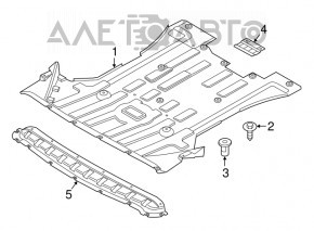 Engine protection BMW X3 F25 11-17