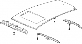 Metal roof Honda CRV 23-25 under the hatch and electric trunk door