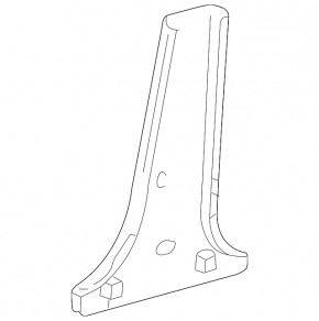 Lower left center pillar trim for Toyota Camry v30 2.4