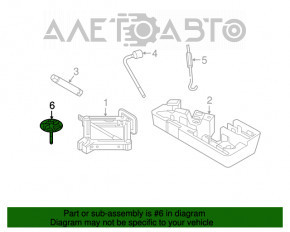 Spare Wheel Mount Kia Sorento 16-20