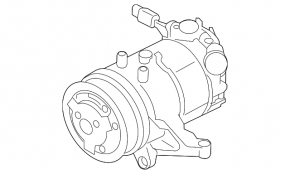 Subaru Forester 19-24 SK air conditioning compressor