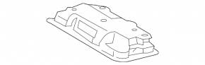 Trunk light for Lexus ES250 ES300h ES350 19-26 black, for panoramic view