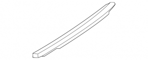 Molding door-glass central rear right Audi A5 F5 17- 5D chrome